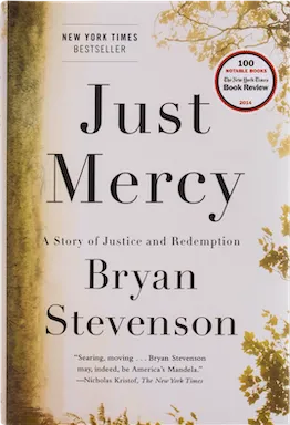 Bryan Stevenson's book cover: Just Mercy