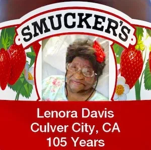 Mom image on Smucker's jar