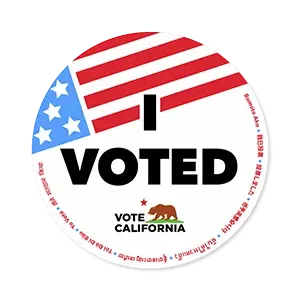 I Voted sticker